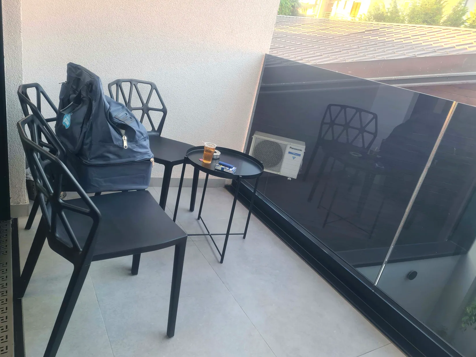Održavana terasa turističkog smještaja